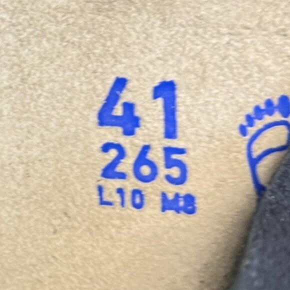 Birkenstock Arizona Mens Size 8 Blue Beach Walking Casual Suede Slide Sandals main image 3